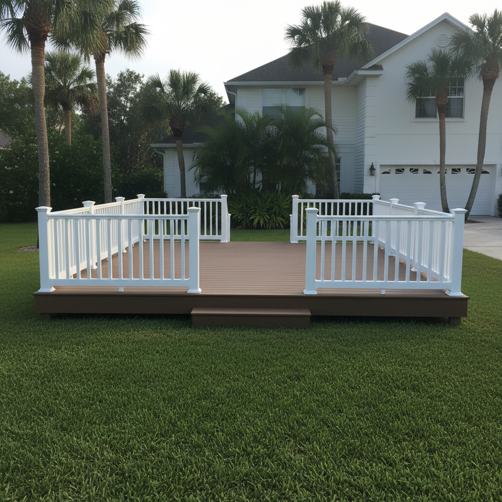 Deck Installation completed by Signature Deck Inc in North Port, FL